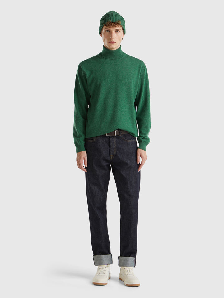 TURTLE NECK SWEATER Hombre image number 3